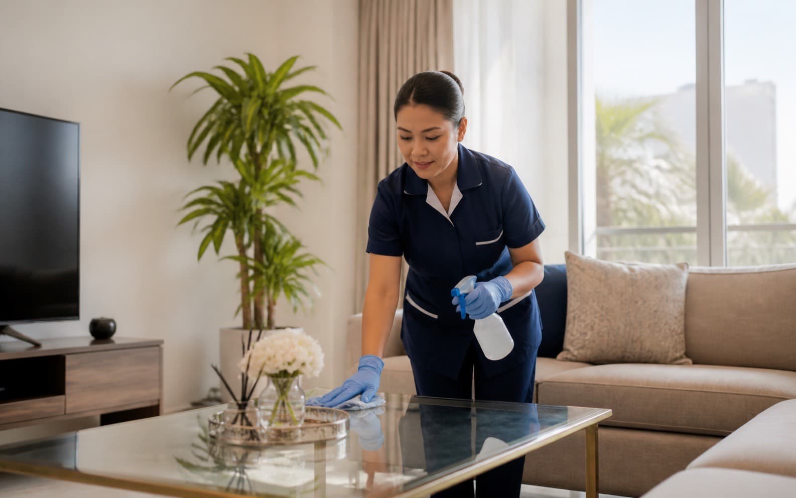 Advanced Home Cleaning Visit by EcoMaid UAE