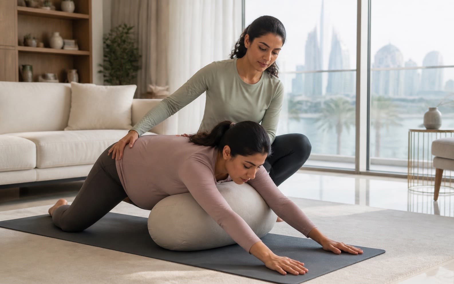 At-Home Prenatal Yoga by Raha Women's Wellness