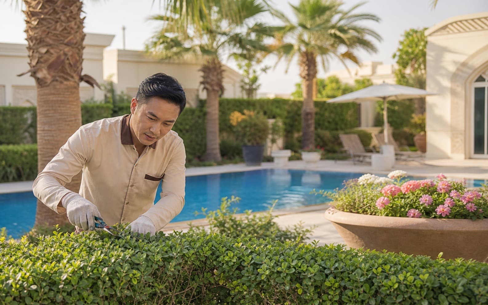 Family Garden Care Visit by GreenMajlis Landscapes